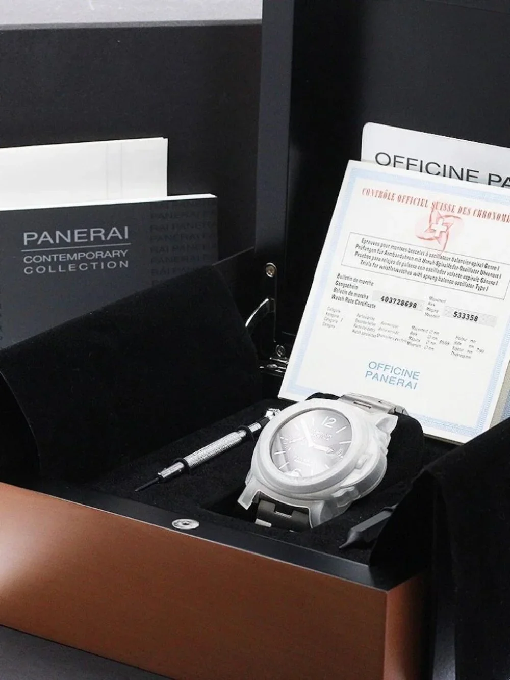 PANERAI Luminor Marina Titanio PAM00296 Small seconds Automatic Men's_968175